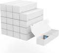 Trading Card Storage Box, 20-Pack 1100 Count White Corrugated Cardboard Box