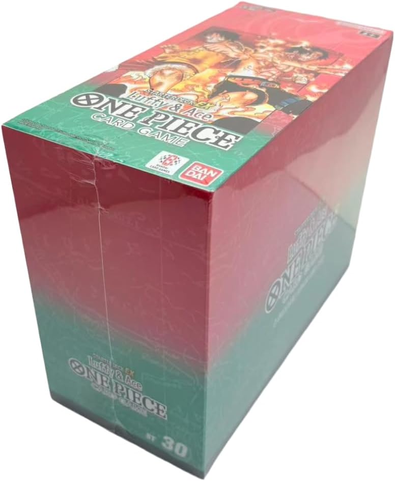 One Piece Trading Collectable Card Game TCG ST-30 Starter Deck EX Luffy & Ace Display Case (6 Decks)