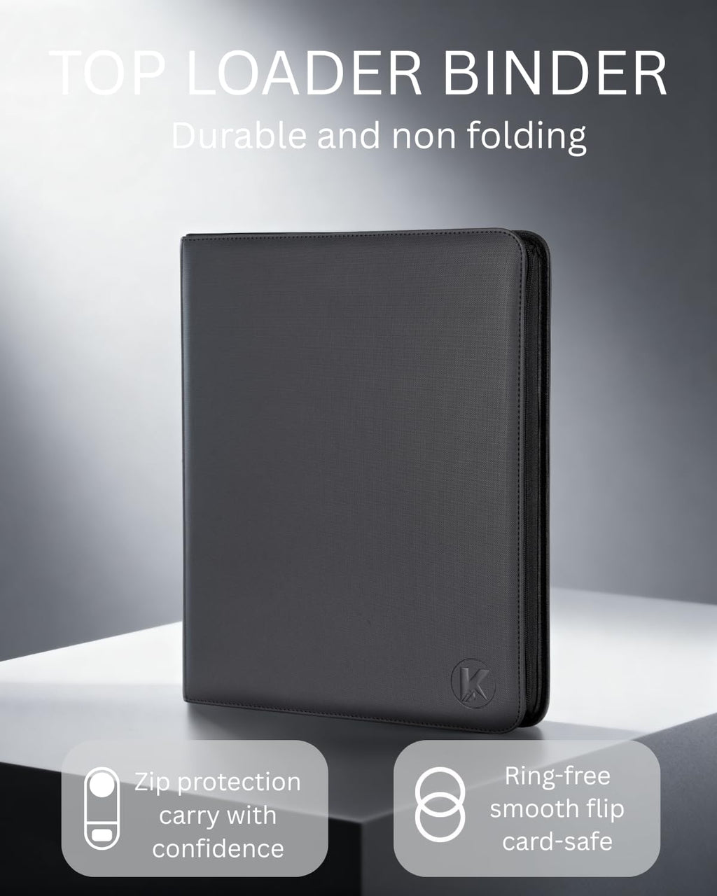 2000 Pockets Trading Card Binder (BLACK)