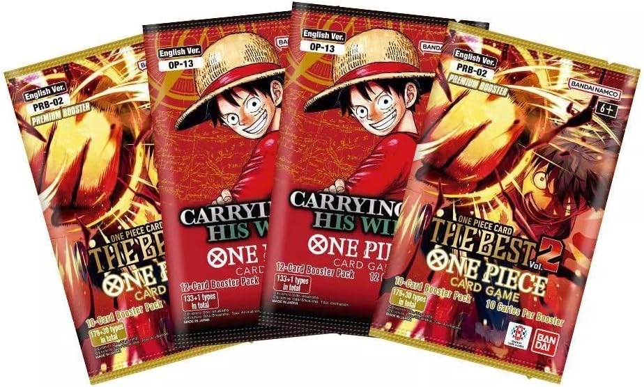 One Piece TCG: Illustration Box Vol. 5 (IB-05) - 4 Packs, Promos