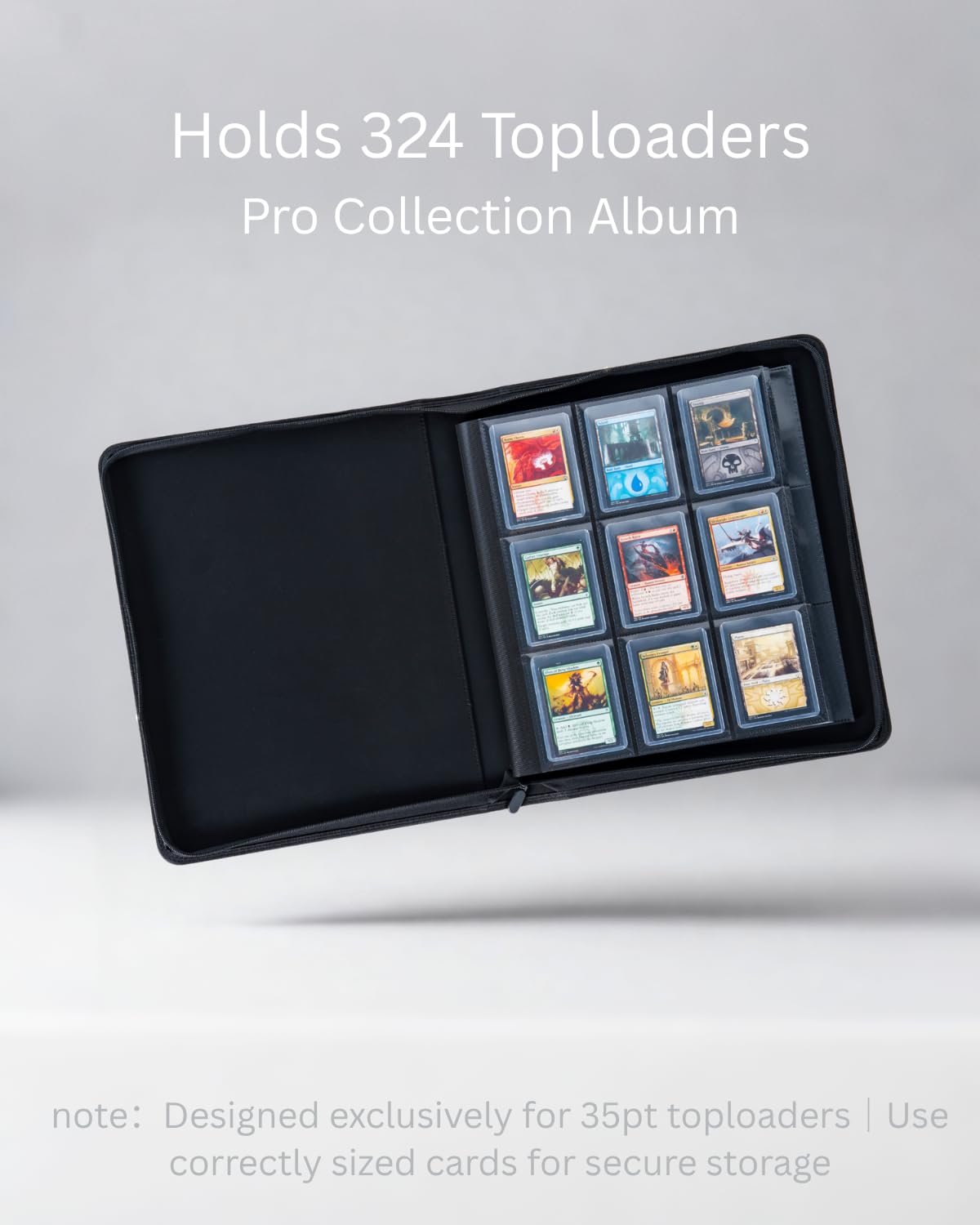 2000 Pockets Trading Card Binder (BLACK)