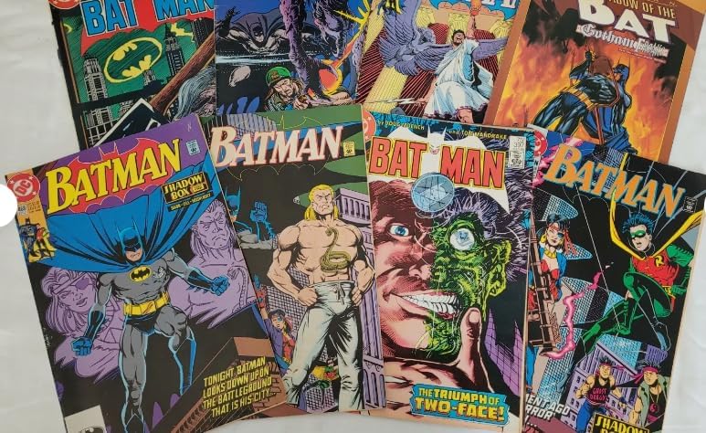 DC Batman Ultimate Comic Book Value Gift Set Pack- 10 Different Bat man Only Comics -Teen/Adult Friendly w No Dupes, Inappropriate Content or Fillers - Birthday or Anytime Gift for Dark Knight Fans