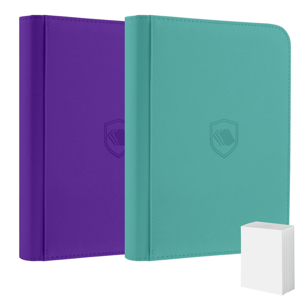 Card Binder 2 Pack, Holds 540 Cards for Each, 500 Card Sleeves INCLUDED