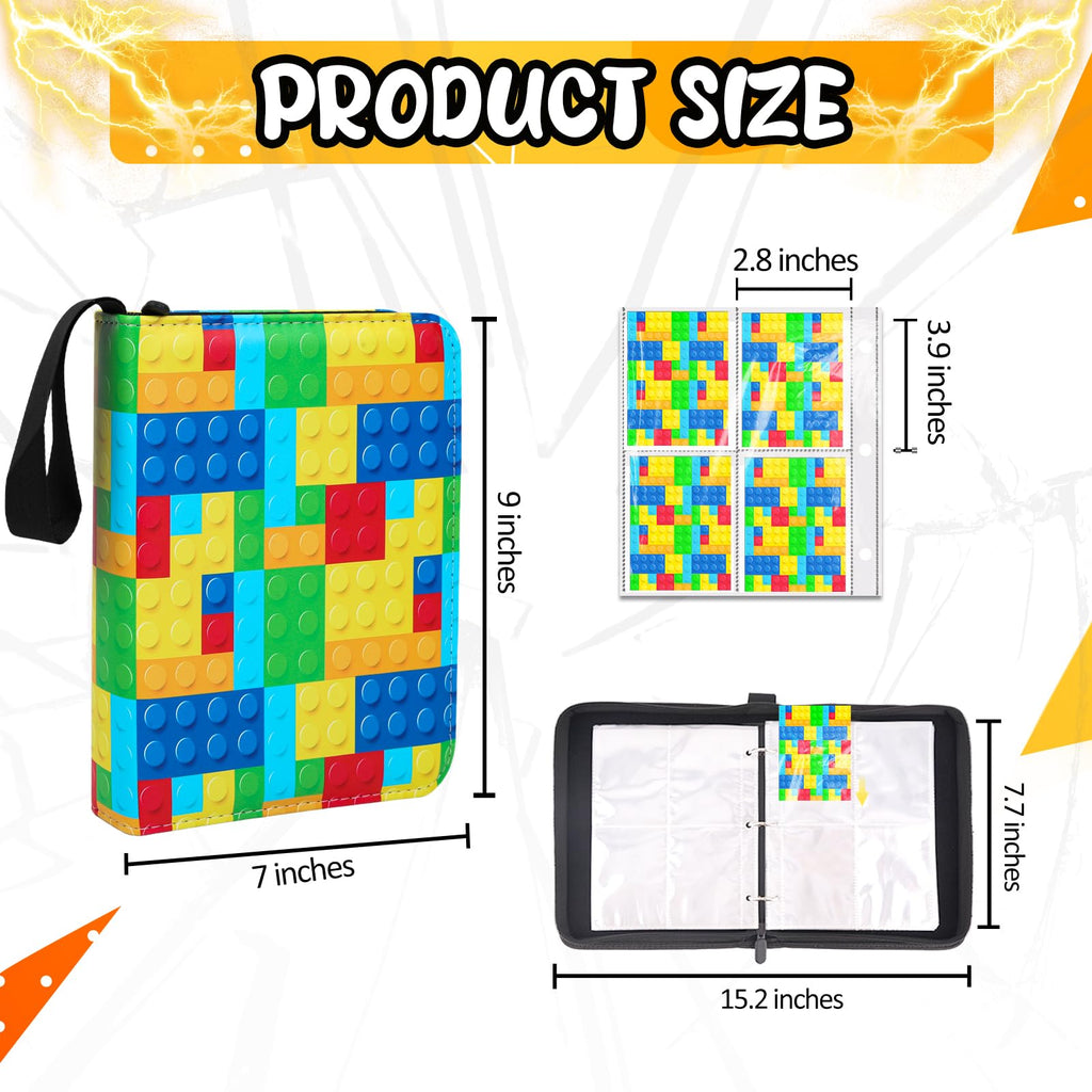 Collectible Trading Card Albums, 400 Card Holders with 50 Removable Sleeves, Portable 4 Pockets Collectible Trading Card Binder, PU Card Collection Binder for MTG, TCG, Sport Card, Game Cards