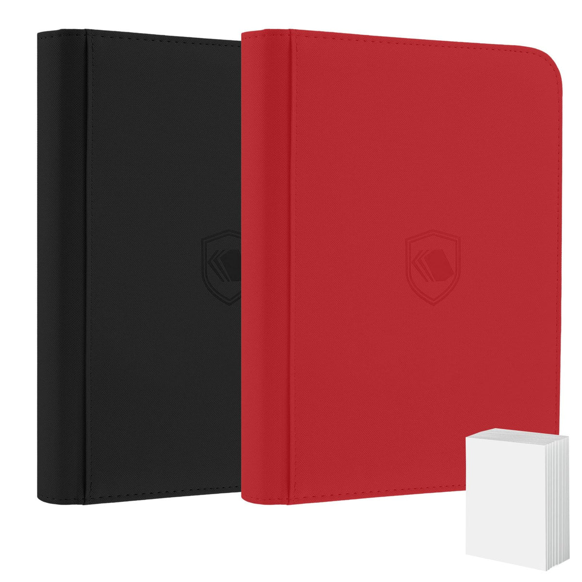 Card Binder 2 Pack, Holds 540 Cards for Each, 500 Card Sleeves INCLUDED
