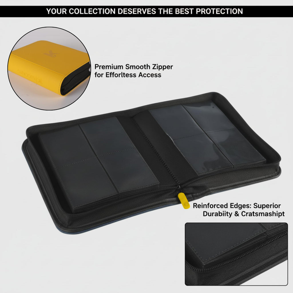 2000 Pockets Trading Card Binder (BLACK)