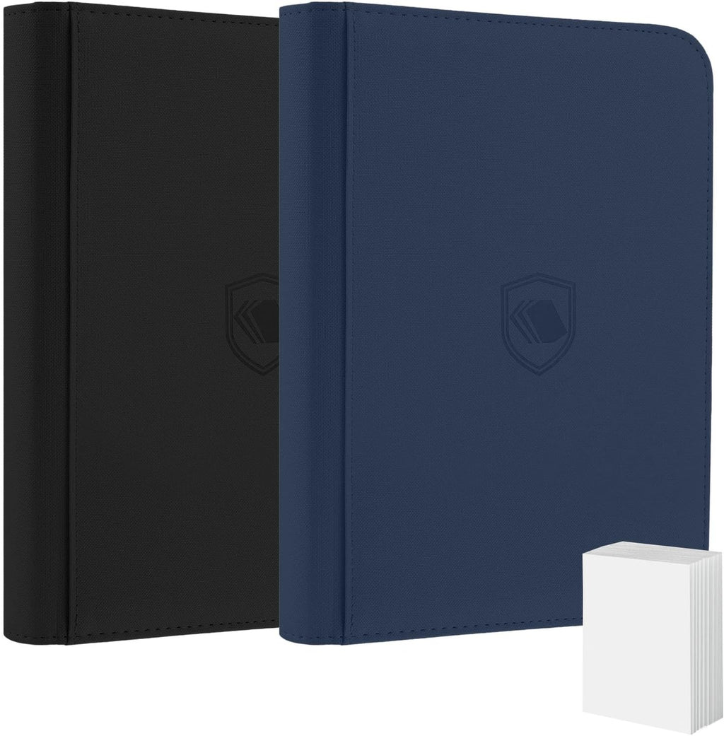 Card Binder 2 Pack, Holds 540 Cards for Each, 500 Card Sleeves INCLUDED
