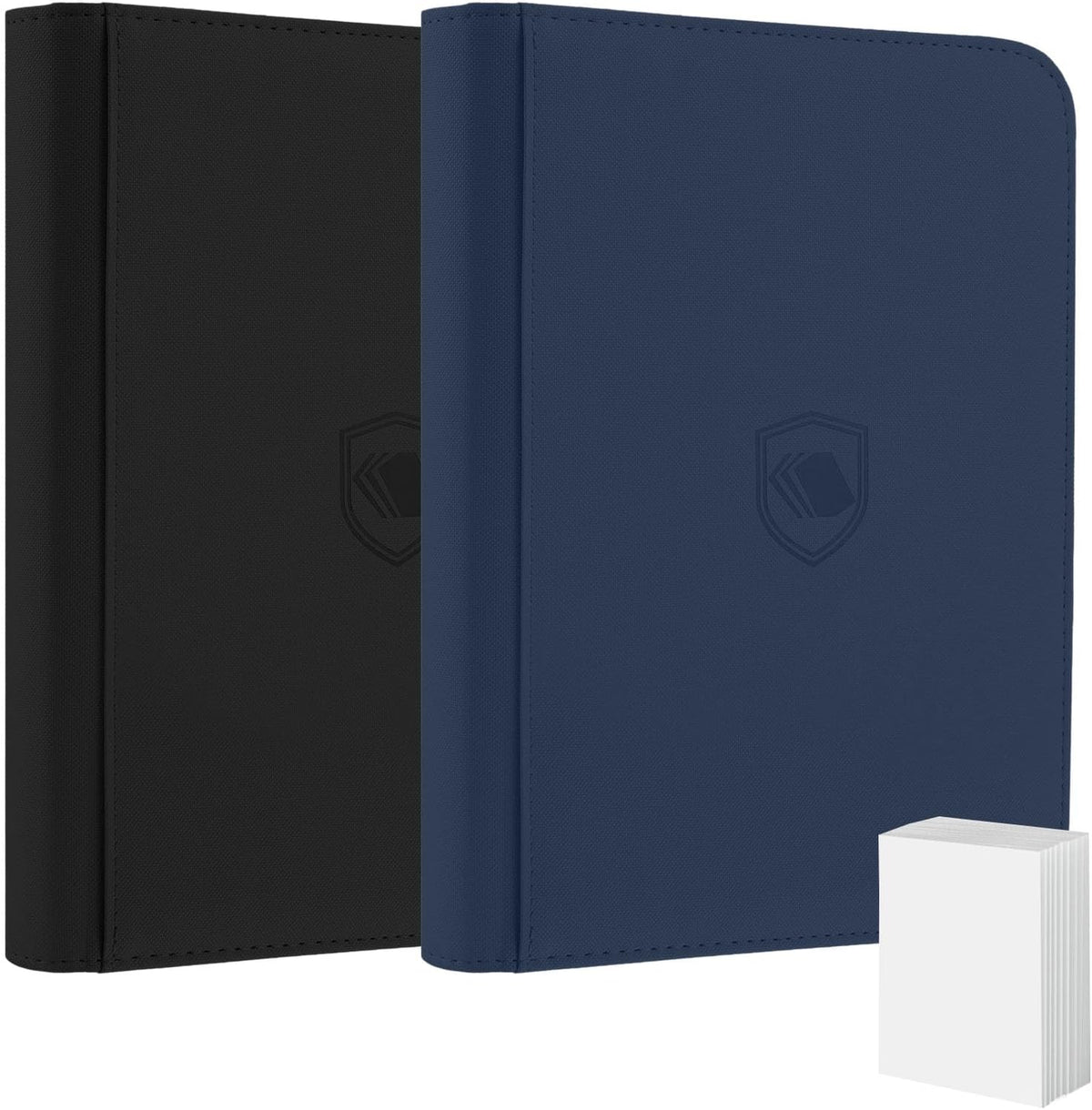 Card Binder 2 Pack, Holds 540 Cards for Each, 500 Card Sleeves INCLUDED