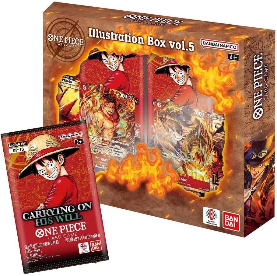 One Piece TCG: Illustration Box Vol. 5 (IB-05) - 4 Packs, Promos