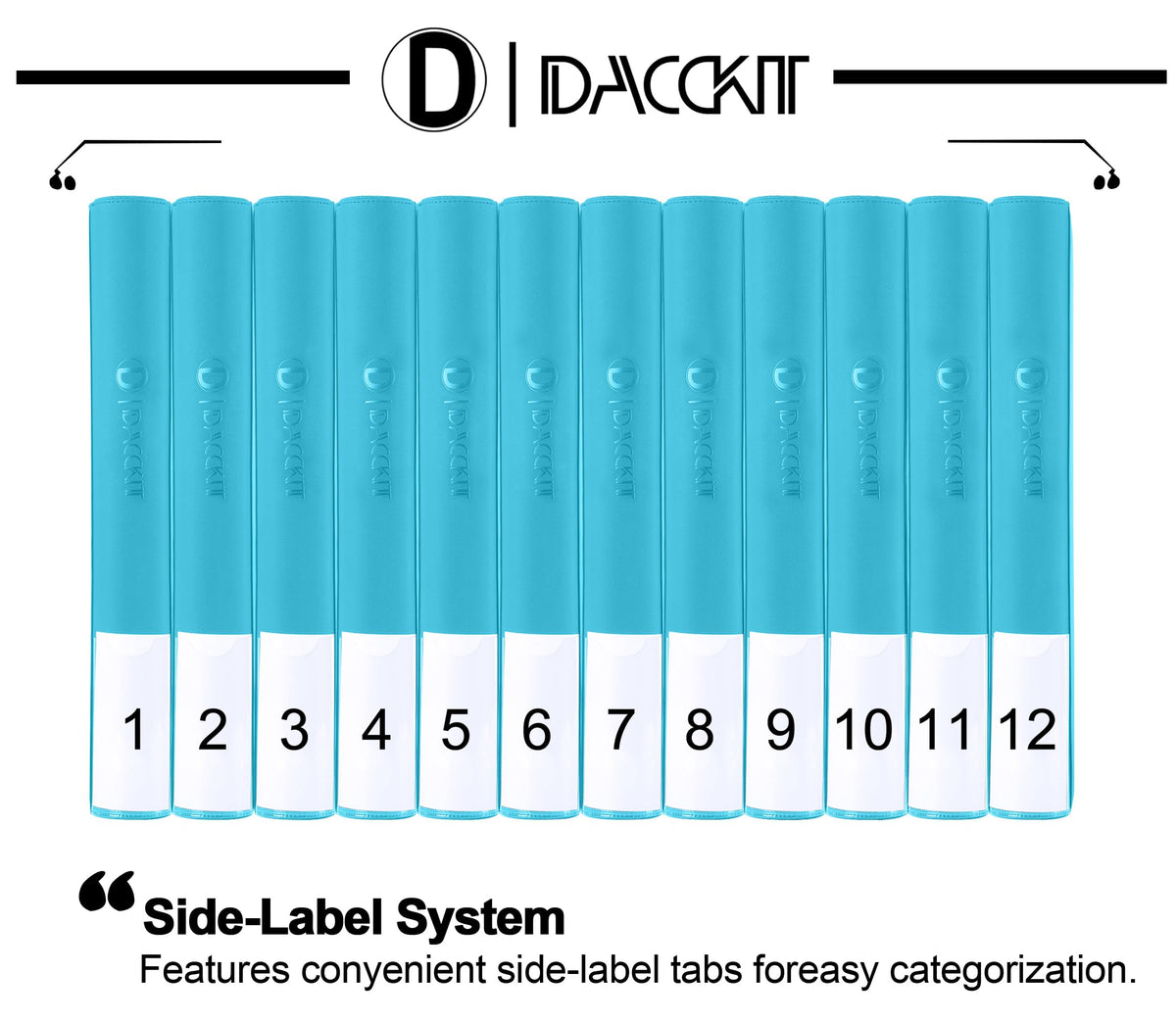 D DACCKIT 3600 Pockets Card Binder，Premium Large 36-Pocke Ringless Trading Card Album - Side Loading UltraSonic-363600 Tech Zip Binder for TCG（Classic Black）