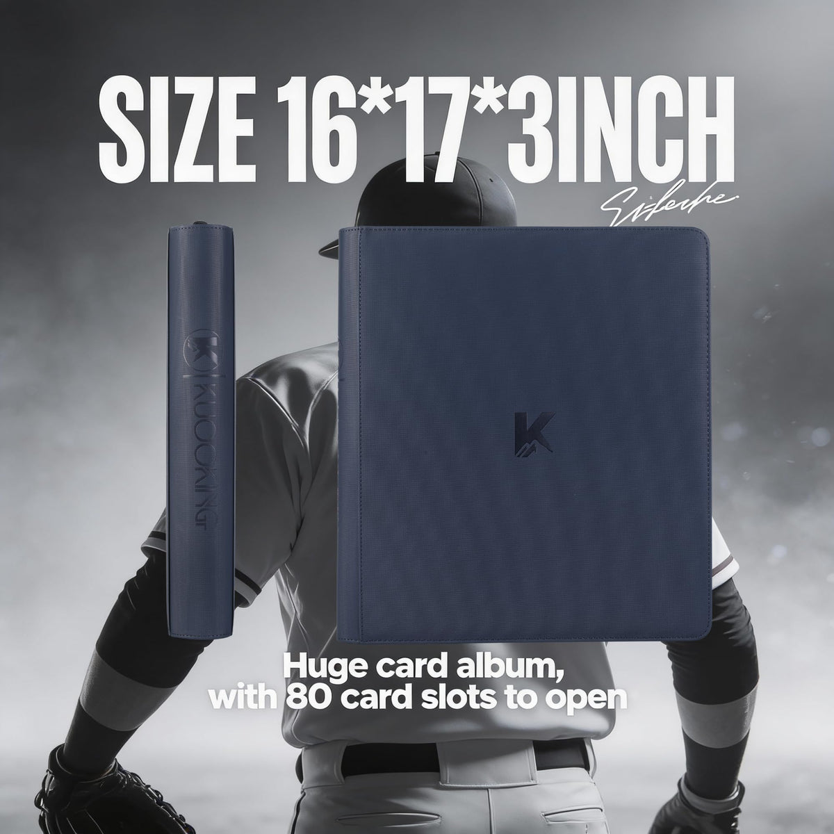 2000 Pockets Trading Card Binder (BLACK)
