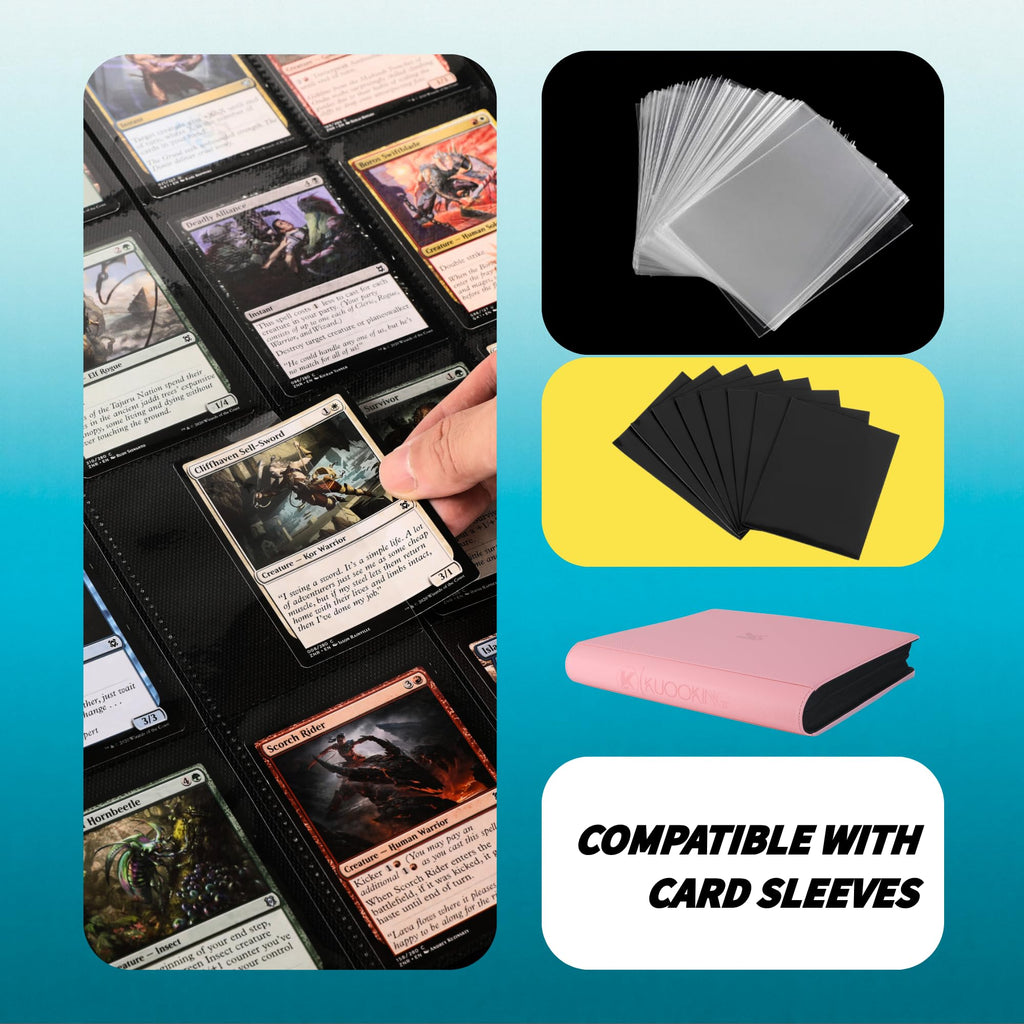 2000 Pockets Trading Card Binder (BLACK)
