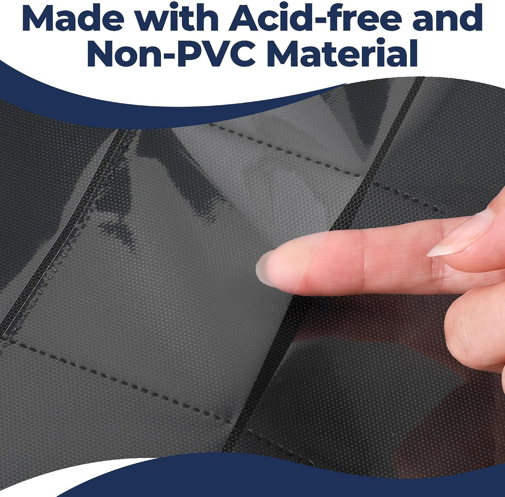 Card Binder 2 Pack, Holds 540 Cards for Each, 500 Card Sleeves INCLUDED