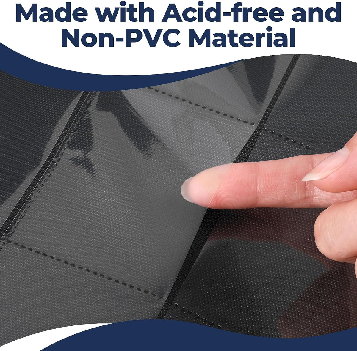 Card Binder 2 Pack, Holds 540 Cards for Each, 500 Card Sleeves INCLUDED