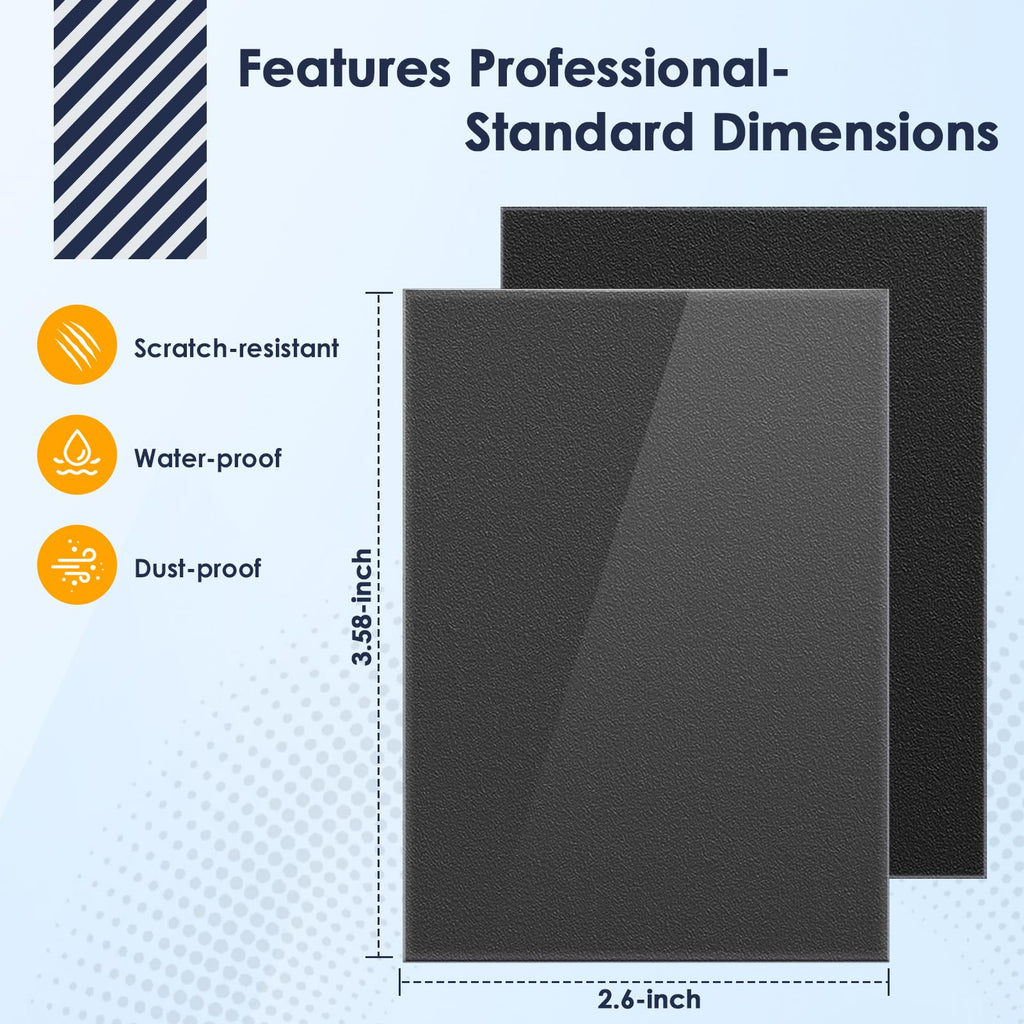 1000Pcs Black Card Sleeves for Trading Cards, Matte MTG Card Sleeves