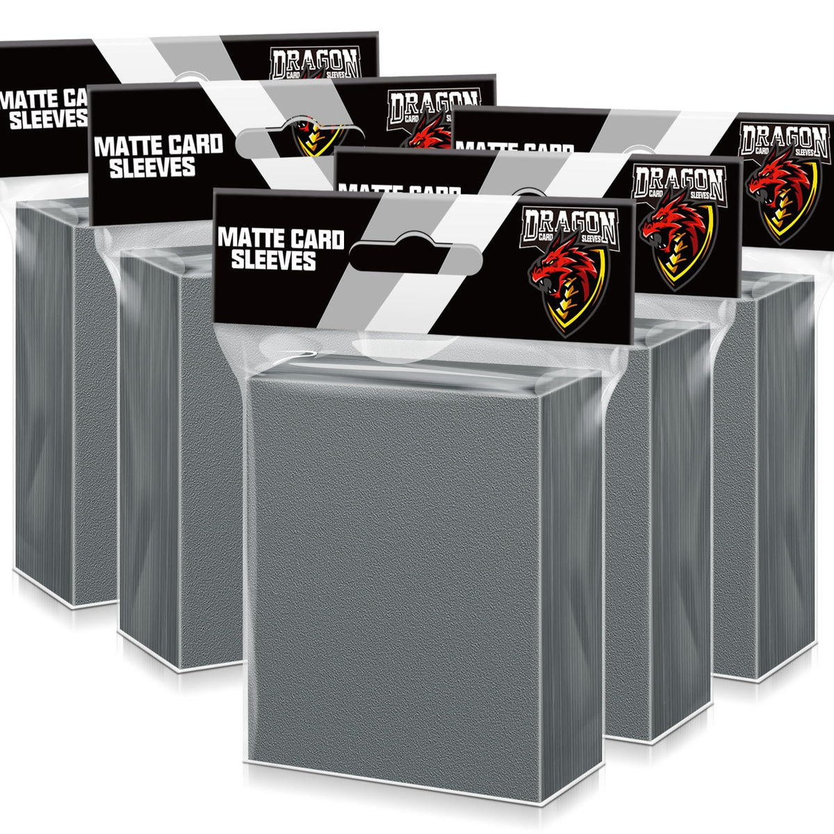 1000Pcs Black Card Sleeves for Trading Cards, Matte MTG Card Sleeves