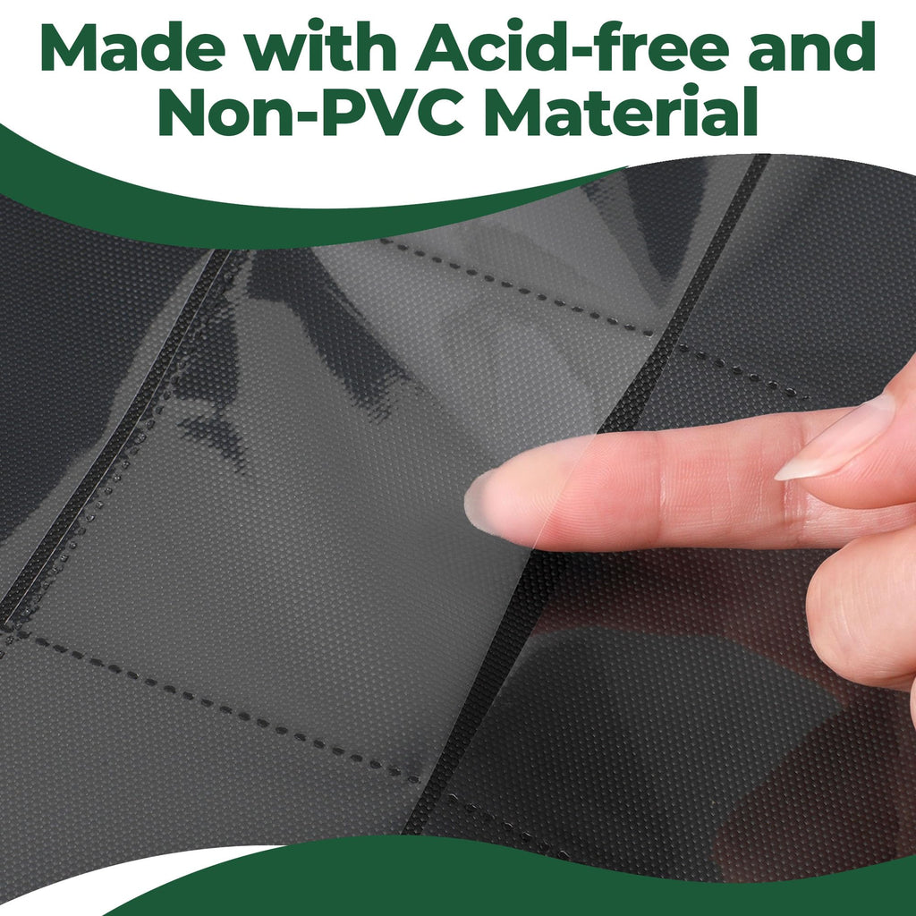 Card Binder 2 Pack, Holds 540 Cards for Each, 500 Card Sleeves INCLUDED