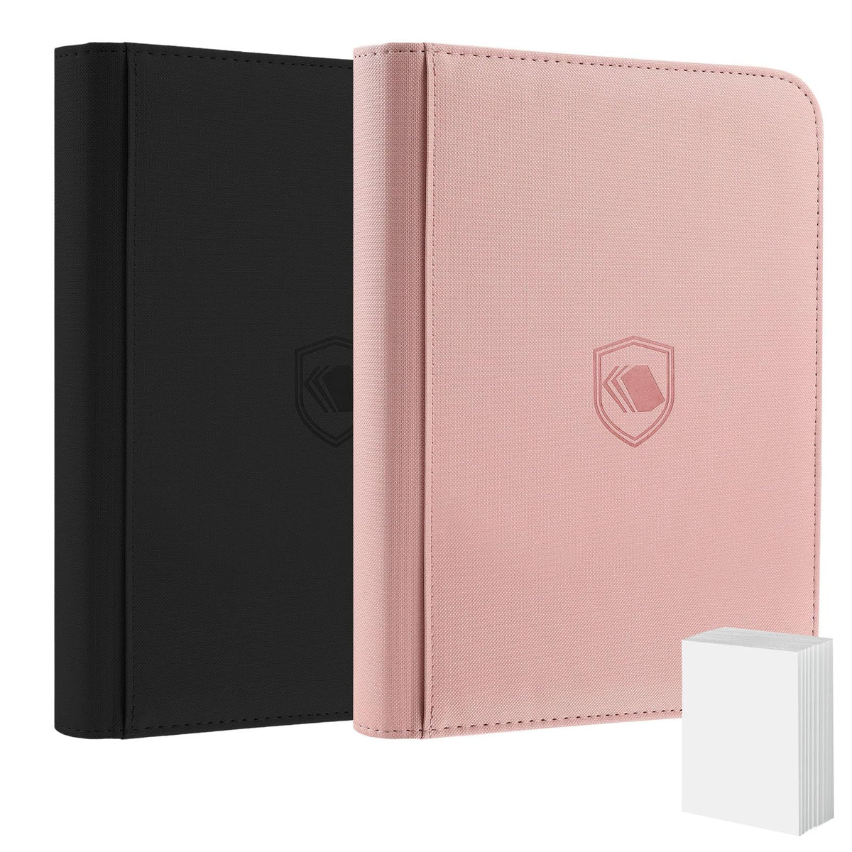 Card Binder 2 Pack, Holds 540 Cards for Each, 500 Card Sleeves INCLUDED