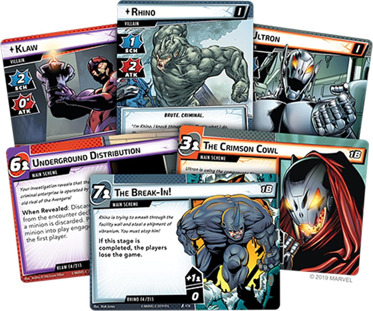 Asmodee Marvel Champions The Card Game (Core Set) - Cooperative Superhero Strategy Game for Kids and Adults, Ages 14+, 1-4 Players, 45-90 Minute Playtime