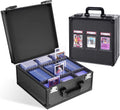 Black Graded Card Storage Box, TSA Lock Slab Case, Display Window