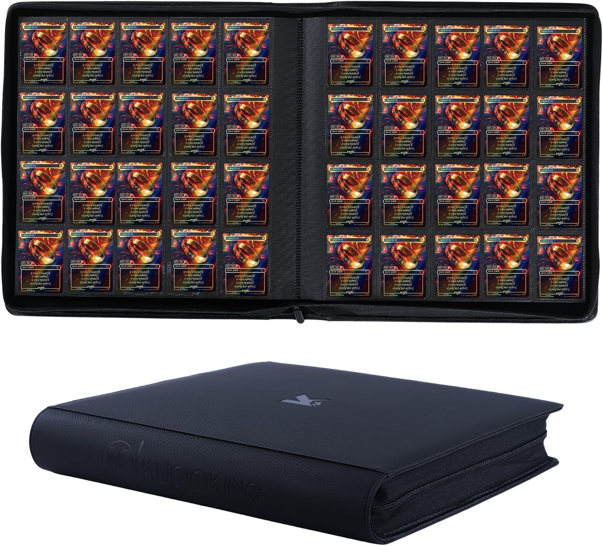 2000 Pockets Trading Card Binder (BLACK)